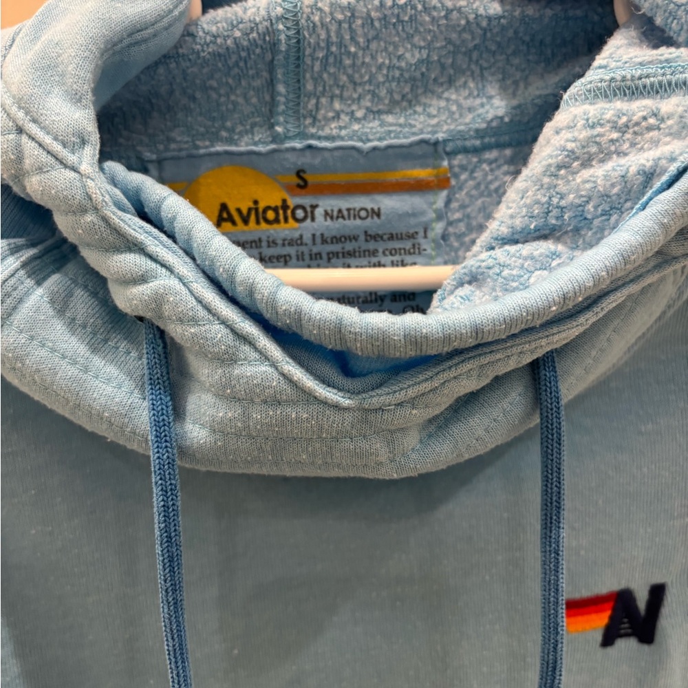 Aviator Nation Baby Blue Ninja Hoodie